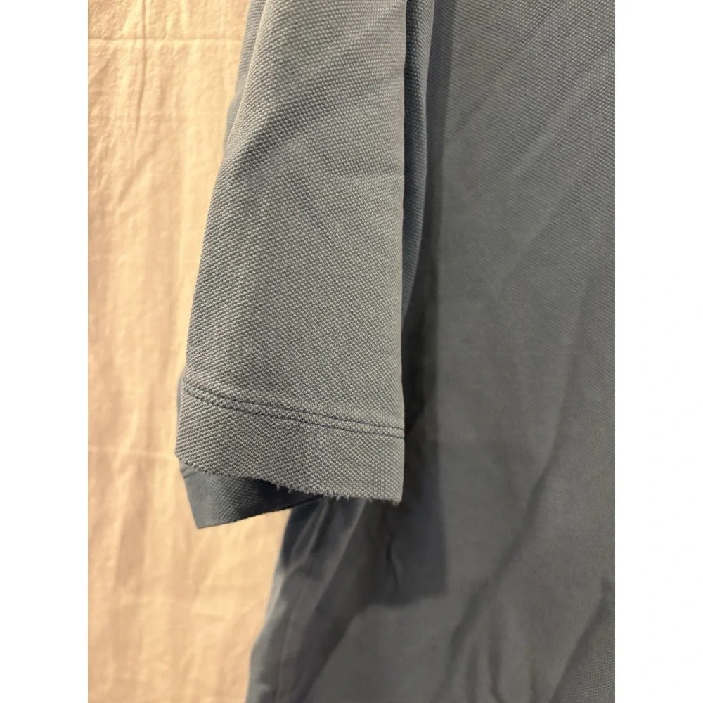 Vintage Tommy Bahama Polo Shirt Men's L Blue Marlin Logo 100% Cotton Made Macau